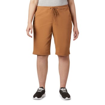 Columbia Korte Broek Dames, Anytime Outdoor Long Plus Size Bruin, 79VOQWFCM